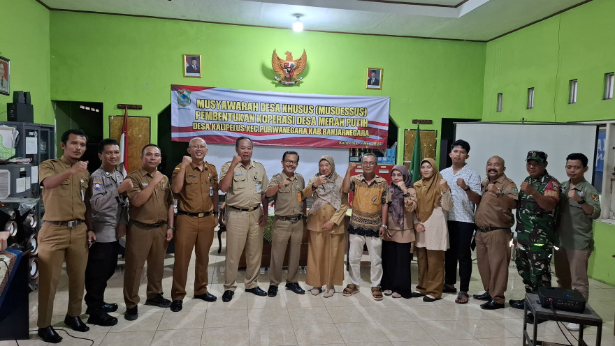 MUSDESUS PEMBENTUKAN KOPERASI DESA MERAH PUTIH KALIPELUS